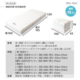 竹製 すのこベッド NAGINE ナギネ 凪寝 3つ折りマットレス 2点セット ダブルサイズ 天然竹 バンブー 抗菌 調湿 脱臭 ベッドフレーム 折りたたみマットレス 高さ調節可能
