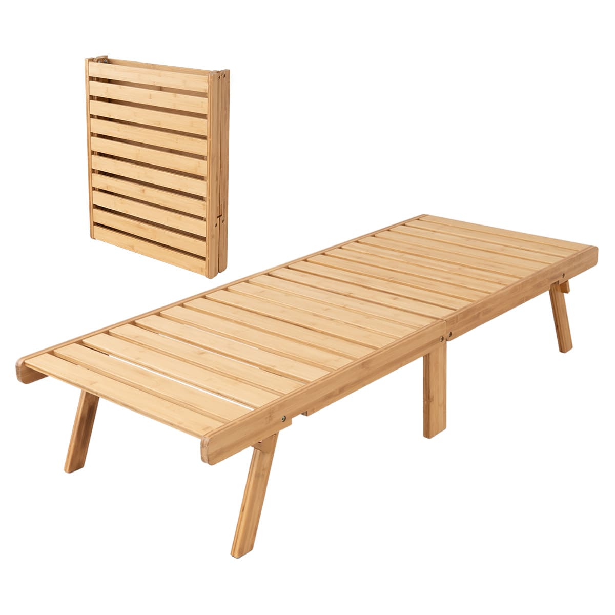 折りたたみベッド すのこベッド 幅70cm コンパクトショート ロータイプ