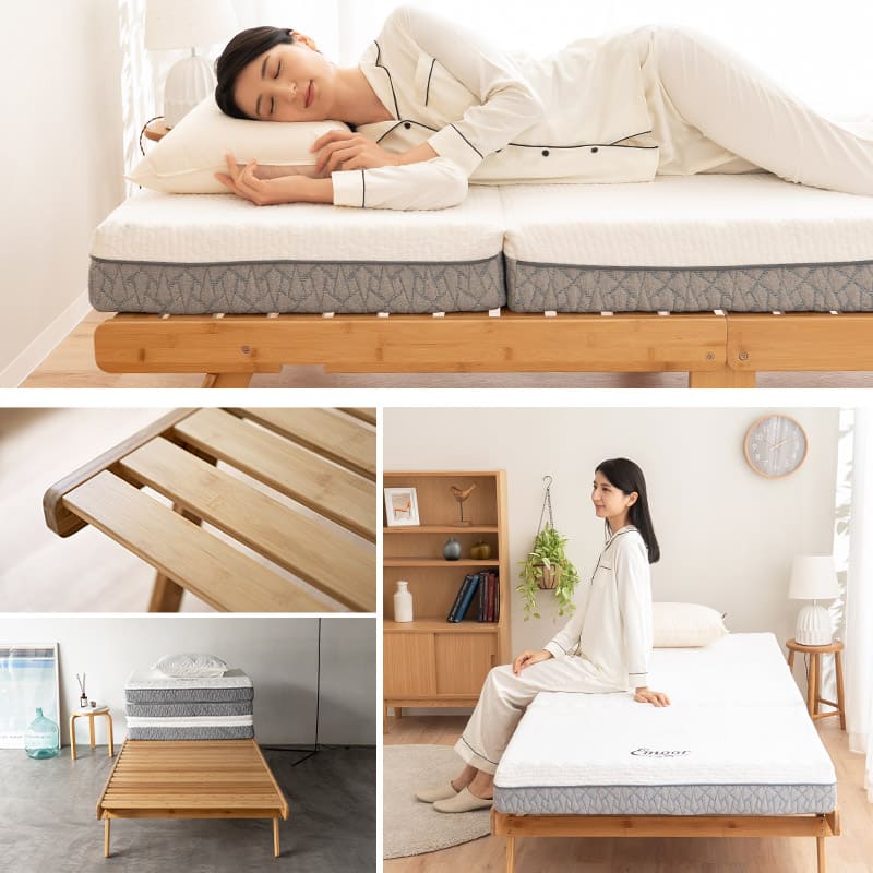 WABINE 折りたたみベッド 天然竹 折りたたみベッド エクストラベッド